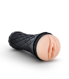 Мастурбатор-влагалище Blush M for Men в колбе, бежевый, 24.1 х 8.9 см - No Taboo