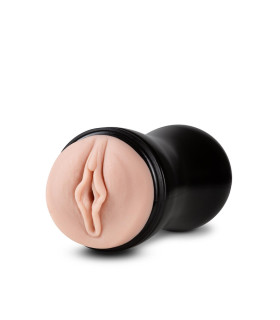 Мастурбатор-вагина Blush M for Men самосмазывающийся, в колбе, бежевый, 18.4 х 8.2 см - No Taboo