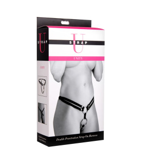 Трусики для страпону з подвійним кріпленням XR Brands чорні, OS - No Taboo