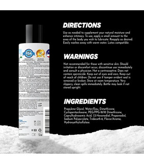 Лубрикант Wet Cool Tingle 266 мл, на водной основе с освежающим эффектом - No Taboo