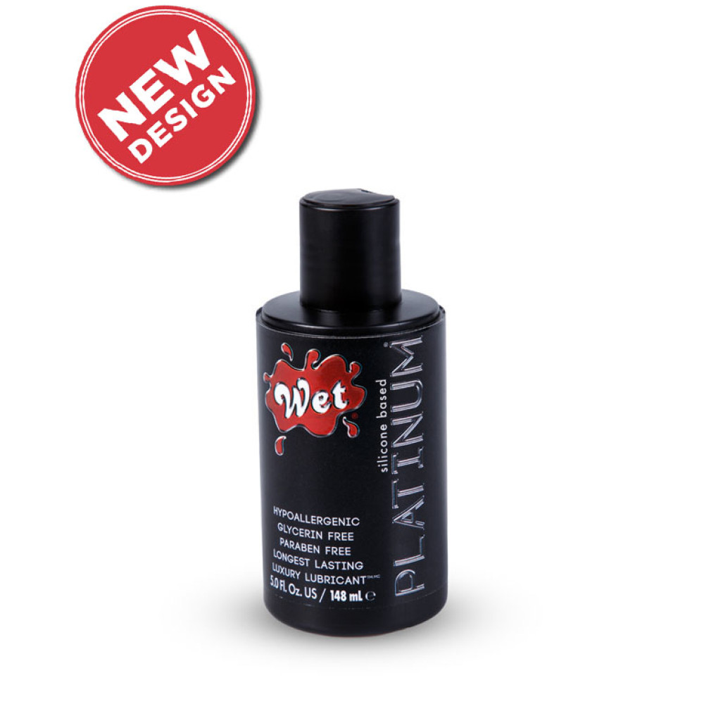 Лубрикант Wet Platinum Premium 148 мл, на силиконовой основе (32420), zoom