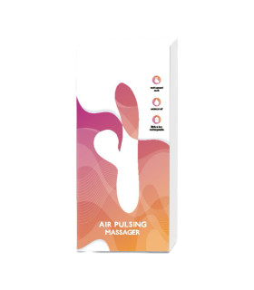 Вібратор-кролик із хвильовою стимуляцією клітора Air Pulsing Messenger, рожевий - No Taboo