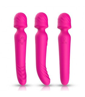 Двусторонний вибратор с подогревом Mission розовый, 22.6 х 4.7 см - No Taboo