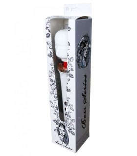 Вибратор-микрофон Boss Series белый, 25 см - No Taboo