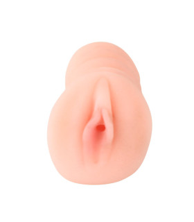 Мастурбатор реалистичный Baile вагина с вибрацией, бежевый, 16 х 7.5 см - No Taboo
