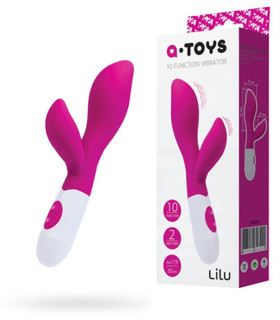 Вібратор-кролик рожевий, 20 х 3.5 см - No Taboo