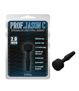 Катетер уретральний чоловічий Chisa чорний, 5 х 1 см - No Taboo