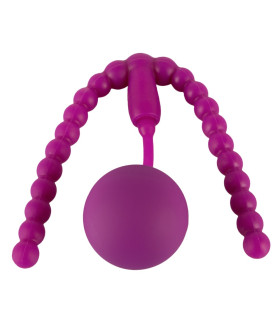 Вагінальний тренажер зі зміщеним центром тяжіння Orion фіолетовий, 10 х 3.5 см - No Taboo