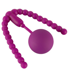 Вагінальний тренажер зі зміщеним центром тяжіння Orion фіолетовий, 10 х 3.5 см - No Taboo