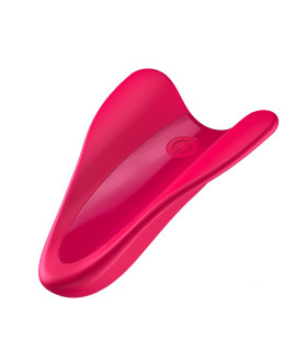 Вибратор на палец Satisfyer High Fly с крыльями, розовый, 6.8 х 5 см - No Taboo