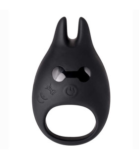 Ерекційне віброкільце Erotist рельєфне, чорне, 7.9 х 2.6 см - No Taboo