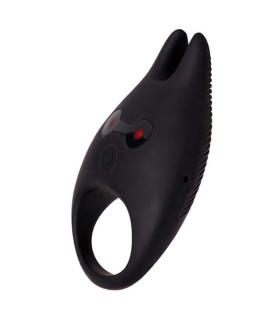 Ерекційне віброкільце Erotist рельєфне, чорне, 7.9 х 2.6 см - No Taboo