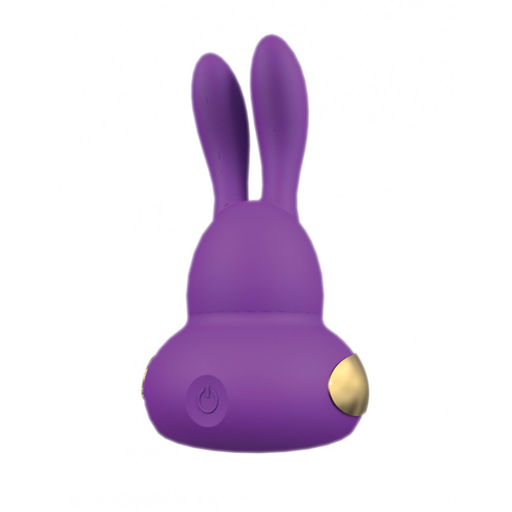 Вибратор-пульсатор для клитора зайчик Kama Sutra с подсветкой, фиолетовый, 9.5 х 4.5 см (43874), zoom