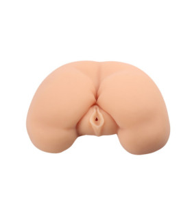 Мастурбатор полуторс реалистичный с вибрацией Chisa, киберкожа, бежевый, 26 х 7.5 см - No Taboo