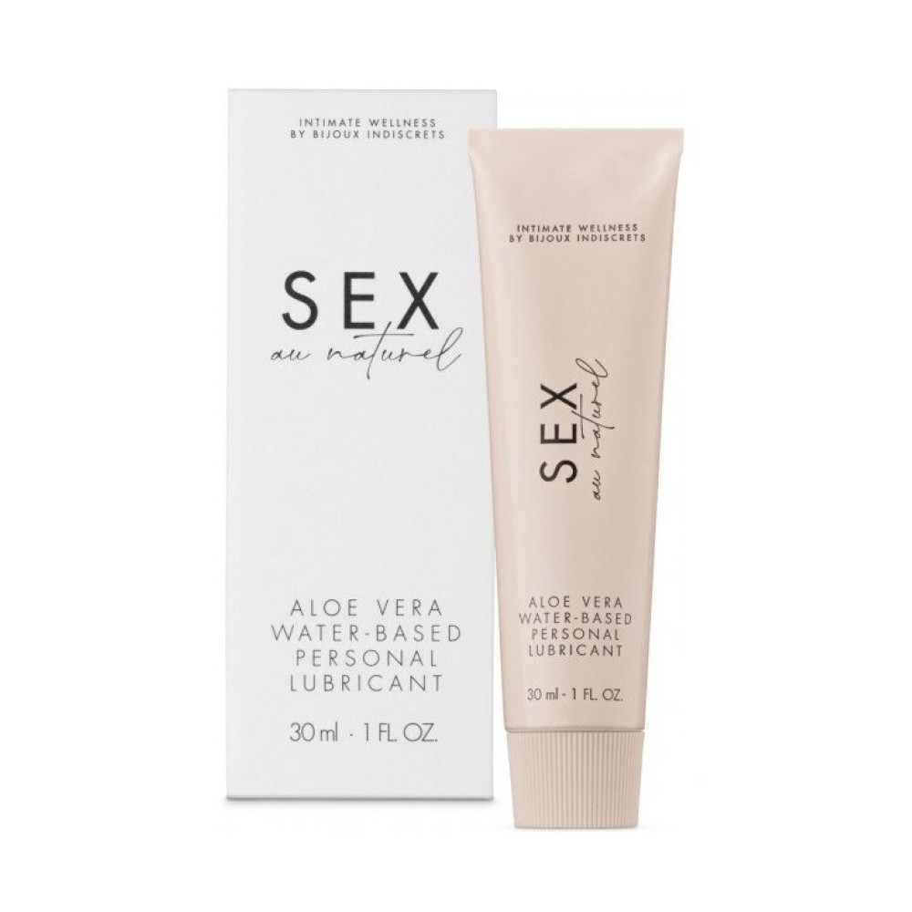 Лубрикант на водной основе Bijoux Indiscrets Sex au Naturel с Алоэ Вера, 30 мл (45106), zoom