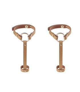 Браслеты на запястье и палец MAZE Bijoux Indiscrets бежевые, OS - No Taboo