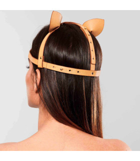 Маска кошечки MAZE Bijoux Indiscrets бежевая, OS - No Taboo