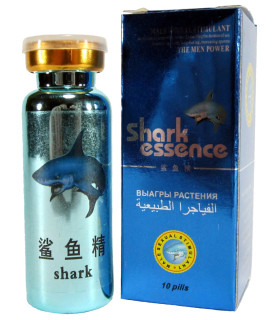 Возбудитель мужской Shark Essence для сильной эрекции, 10 шт - No Taboo