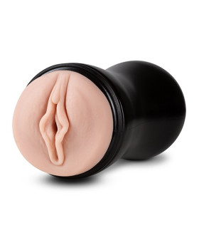 Мастурбатор-вагина Blush M for Men самосмазывающийся, в колбе, бежевый, 18.4 х 8.2 см - No Taboo