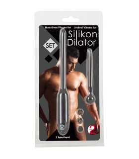 Набор уретральных катетеров You2Toys с вибрацией и без, черные, 19.1 х 0.8 см - No Taboo