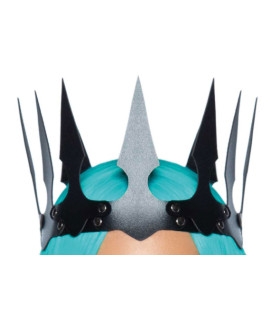 Корона с острыми зубцами Leg Avenue черная - No Taboo