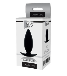 Анальний плагіат з силікону, чорний, 9.5 см х 3.5 см - No Taboo