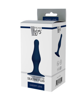 Анальная пробка M Dream Toys синяя, 12.7 х 3.5 см - No Taboo