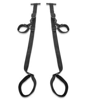 Секс-качели Pipedream Fetish Fantasy с креплением к двери, черные, 160 см - No Taboo