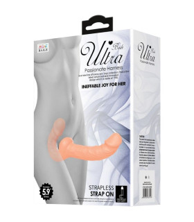 Страпон безремневой реалистичный Pretty Love бежевый, 15.1 х 4.2 см - No Taboo