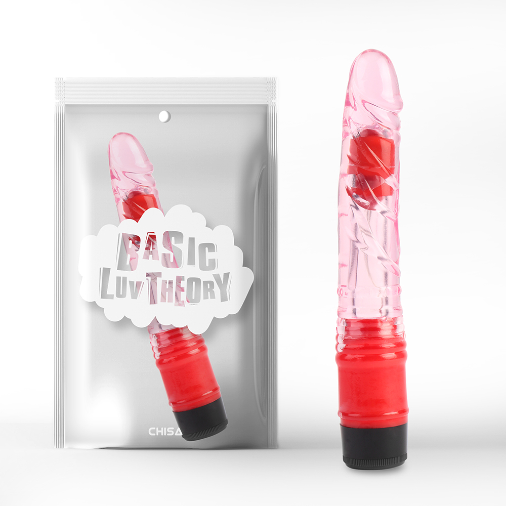 Вибратор реалистичный Chisa Realistic Vibe, красный, 22.3 х 3.8 см (52510), zoom