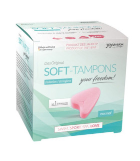 Тампоны для менструации Soft Tampons Joy Division розовый, 3 шт - No Taboo