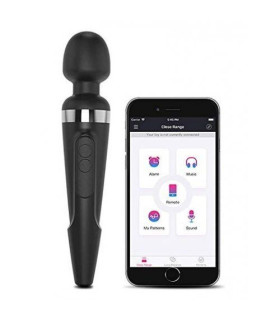Вибромассажер Lovense с подключением к приложению, черный, 23 х 4.2 см - No Taboo