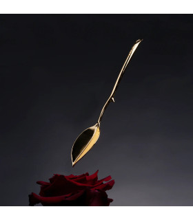 Скребок-ложка для воска низкотемпературной свечи UPKO золотой 18.2 х 3 см - No Taboo