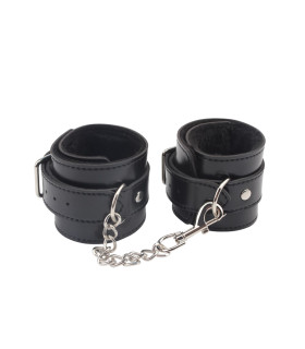 Поножи с заклепками Chisa черные, 36 х 6.2 см - No Taboo