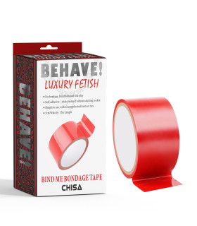Стрічка бондажна Chisa червона, 15 м - No Taboo