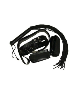 Набор Bad Kitty с ошейником, плёткой и наручниками - No Taboo