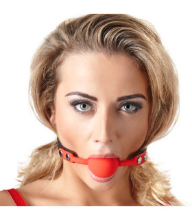 Кляп Orion з силікону, червоний - No Taboo