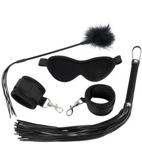 Набор БДСМ Bad Kitty 4 предмета, черный - No Taboo