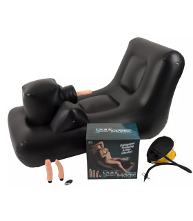 Секс-машина NMC надувне крісло з набором реалістичних насадок - No Taboo