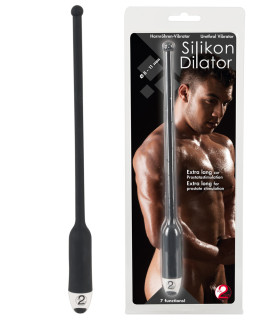 Уретральный катетер с вибрацией You2Toys черный, 27 х 1.1 см - No Taboo