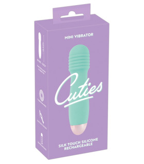Мини-вибратор с рельефной головкой Cuties мятный, 12.5 х 3 см - No Taboo