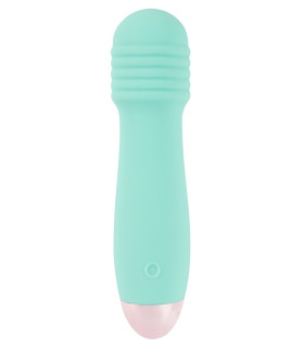 Мини-вибратор с рельефной головкой Cuties мятный, 12.5 х 3 см - No Taboo