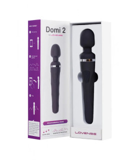 Вибромассажер Lovense с подключением к приложению, черный, 23 х 4.2 см - No Taboo