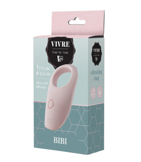 Вібро-ерекційне кільце Dream Toys Bibi рожеве, 7.8 х 4.5 см - No Taboo