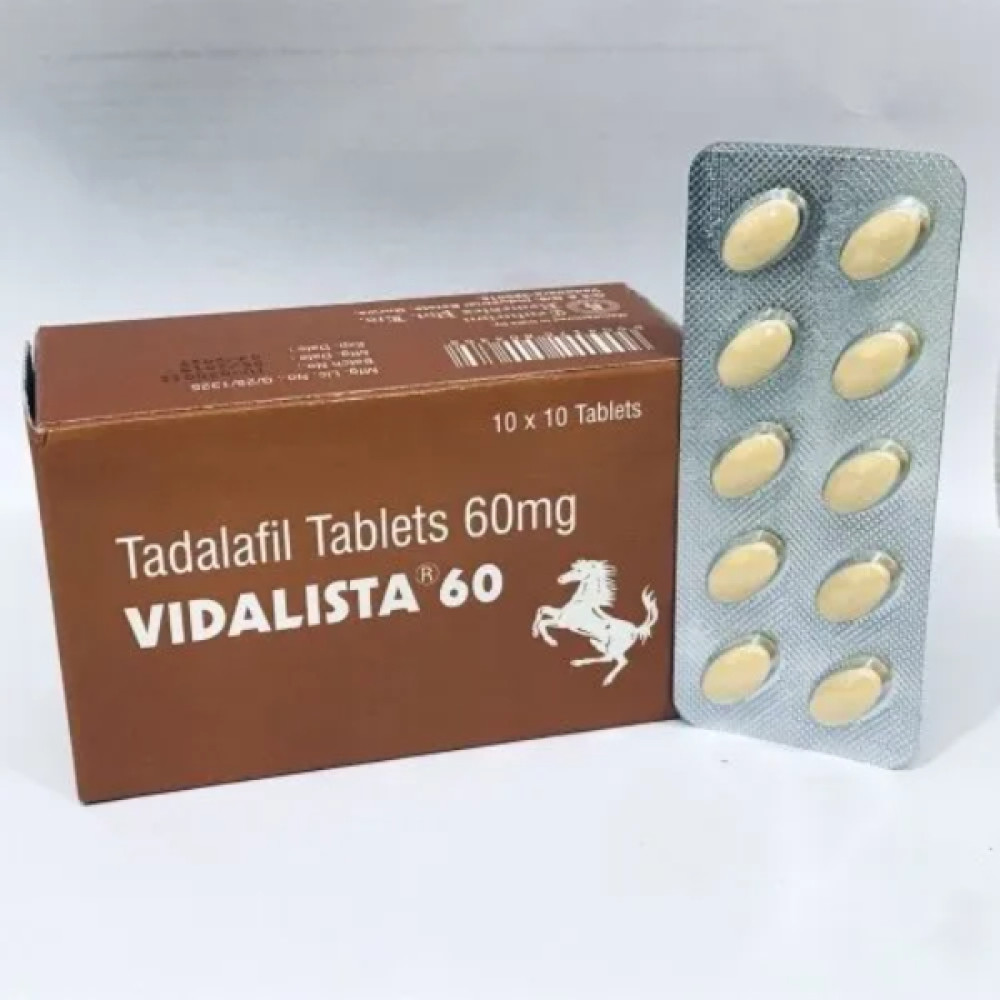 Возбудитель мужской Tadalafil Vidalista 60, 1 таблетка (45335), zoom