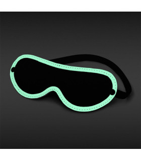 Маска светящаяся в темноте NS Novelties с закрытыми глазами, белая - No Taboo