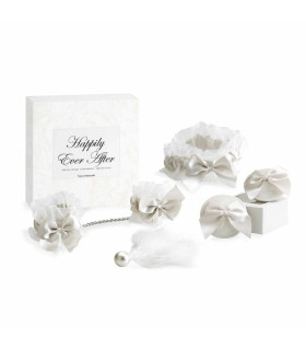 Набор свадебных аксессуаров для секса молодеженов Bijoux Indiscrets 4 предмета, белый - No Taboo