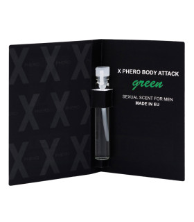 Духи с феромонами для мужчин Body Attck MEN Green X-PHERO, 1 мл - No Taboo