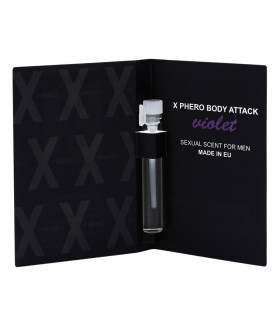 Духи с феромонами для мужчин Body Attck MEN violen X-PHERO, 1 мл - No Taboo