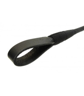 Стек із плоским наконечником Strict Leather чорний, 67.3 см - No Taboo